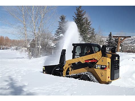 cat skid steer snow blower|caterpillar snow removal equipment.